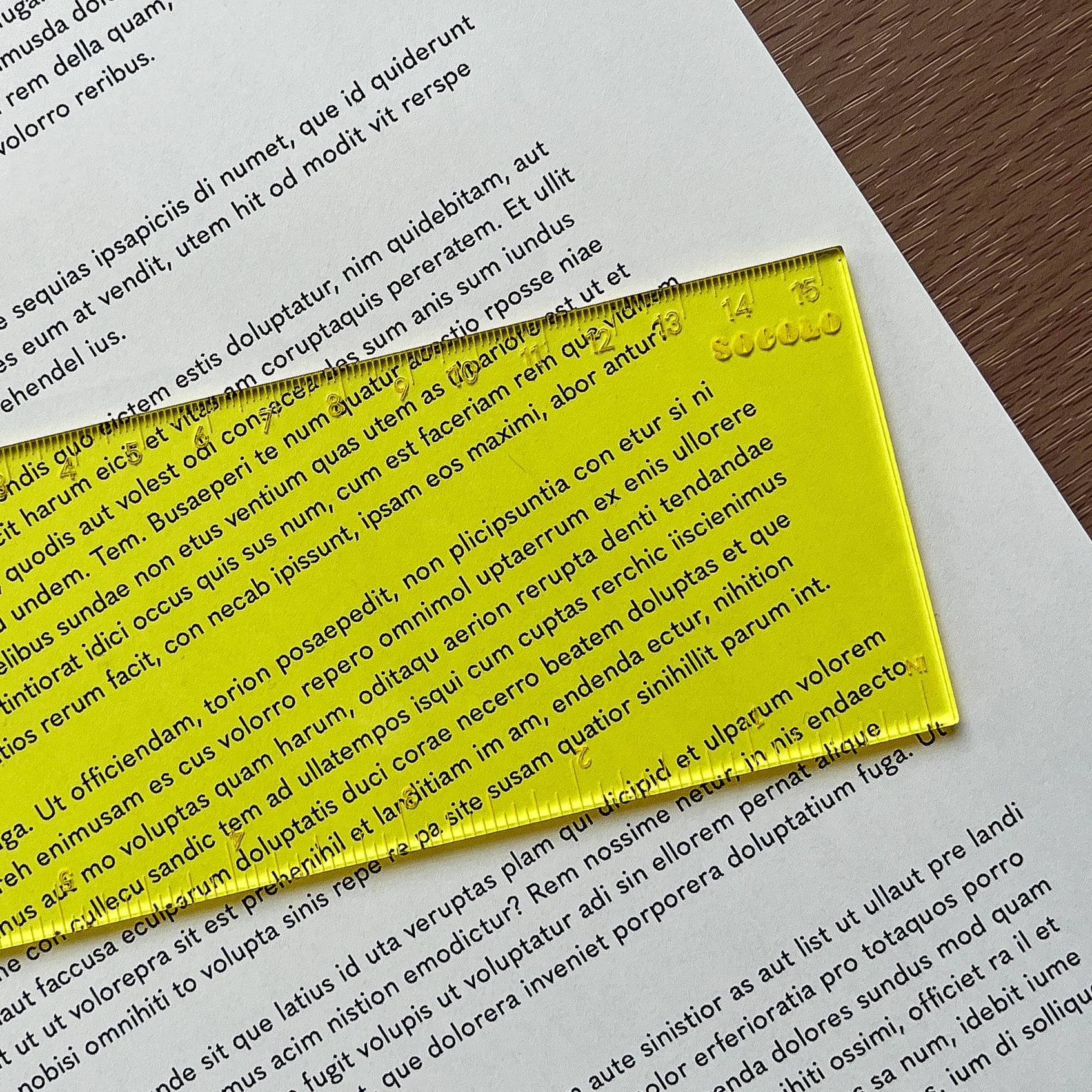 15cm Overlay Ruler – Socolo Ltd