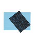 Crumpled Otto Bound A5 Blue Notebook