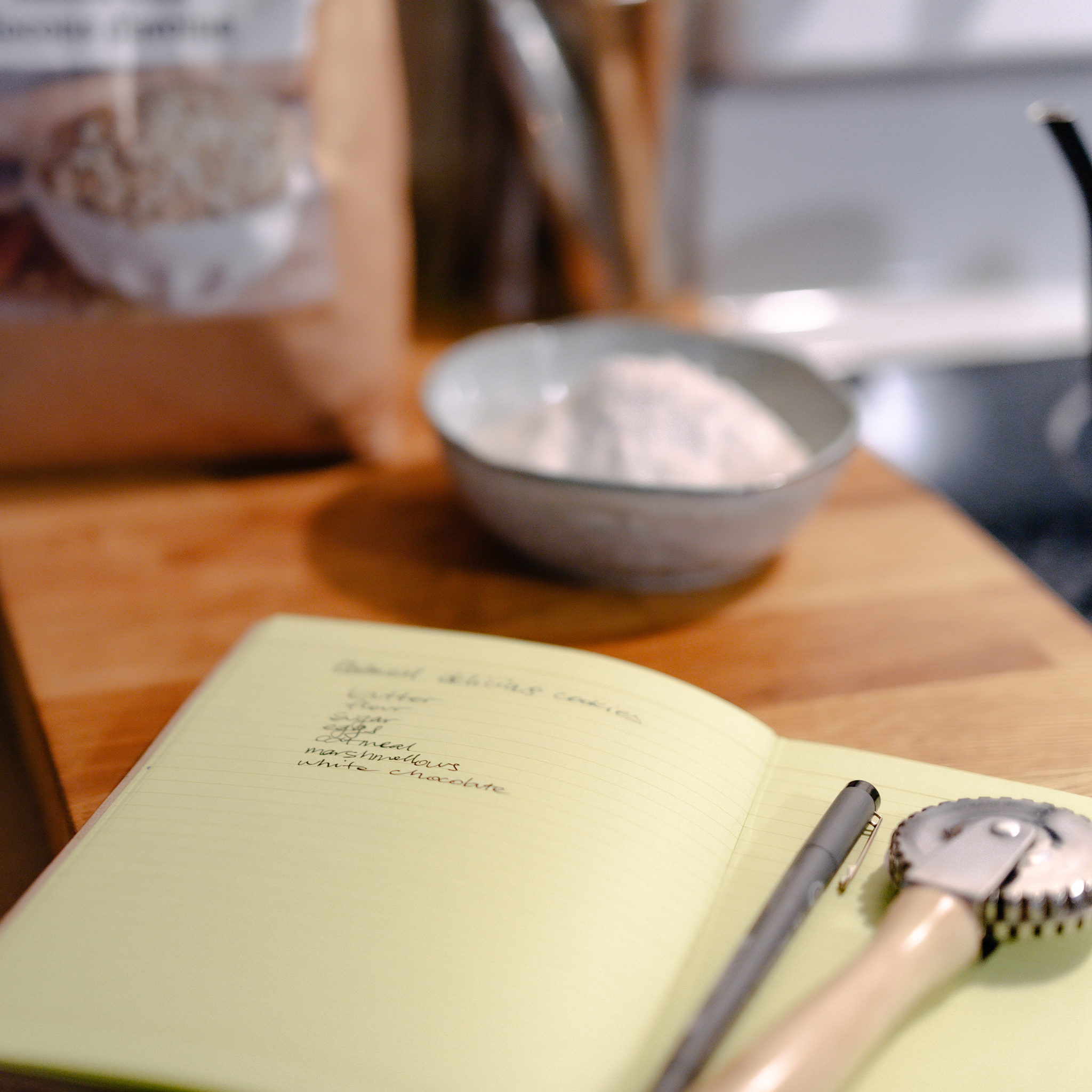 A5 Yellow Lined Exercise Book with Kraft Paper Cover