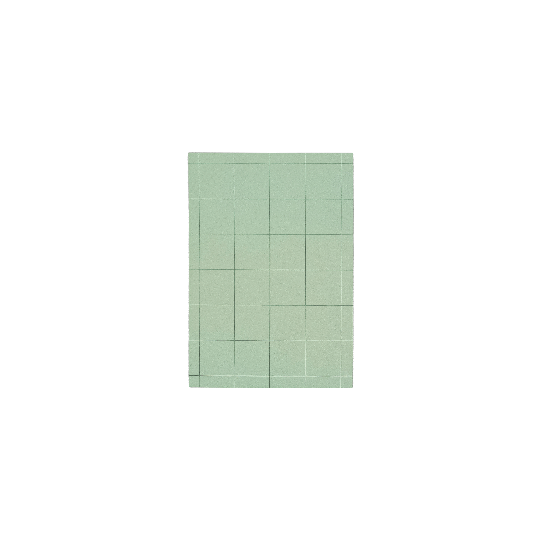 A5 Green Large Grid Notepad