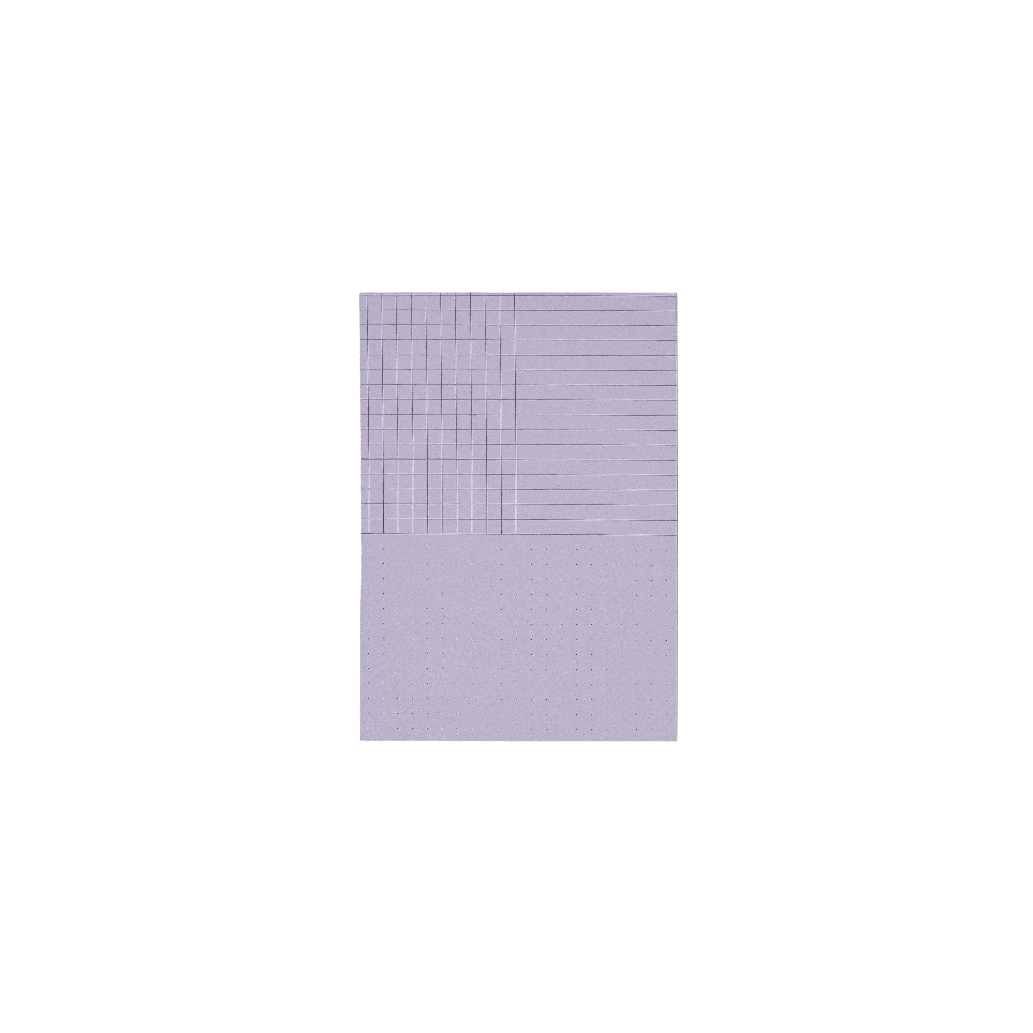 A5 Purple Mixed Grid Notepad